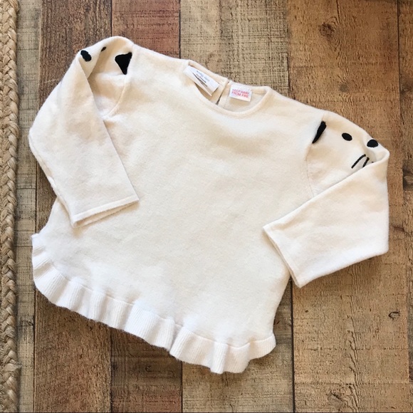Zara Other - Sold Zara Knitwear Baby Sweater Cat Sleeves